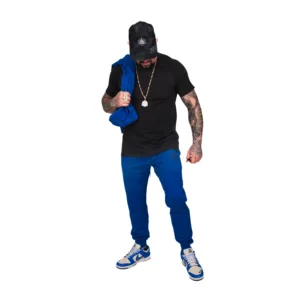 OMD™ Sapphire Blue Sweatsuit - Perfect for Workouts and Relaxation
