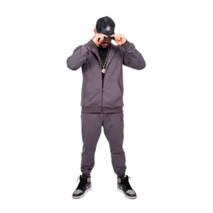 OMD™ Charcoal Grey Sweatsuit - Premium Fabric Blend for Comfort and Durability