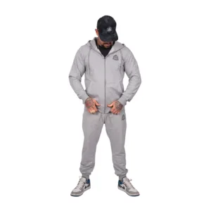 OMD™ Ash Grey Classic Sweatsuit - Stylish and Versatile Activewear
