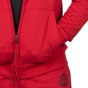 Luxury mens red sweatsuit