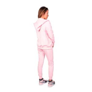 OMD™ Blush Pink Sweatsuit - Woman in Activewear for Running and Workouts