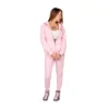 OMD™ Blush Pink Comfort Sweatsuit for Women - Stylish and Cozy Sweatshirt and Joggers Set, Perfect for Casual Wear, Lounging, and Athleisure. Soft Pink Hoodie and Sweatpants Outfit, Ideal for Comfort and Fashion