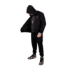 OMD™ Midnight Black Elite Sweatsuit for Men - Sleek and Comfortable Sweatshirt and Joggers Set, Perfect for Casual Wear, Lounging, and Athleisure. Classic Black Hoodie and Sweatpants Outfit, Ideal for Comfort and Fashion.